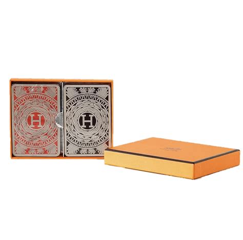 hermes playing cards vintage|Hermes oversized playing cards.